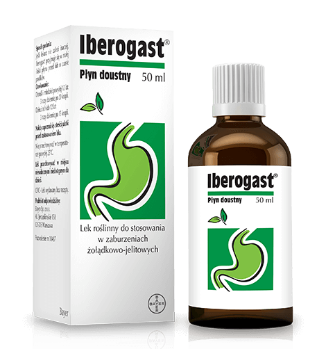 IBEROGAST - lek na dolegliwości trawienne